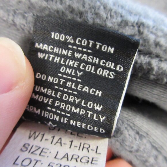 American Giant Womens Hoodie Jacket Sweatshirt Classic Full Zip Gray Large 980 - Picture 4 of 12